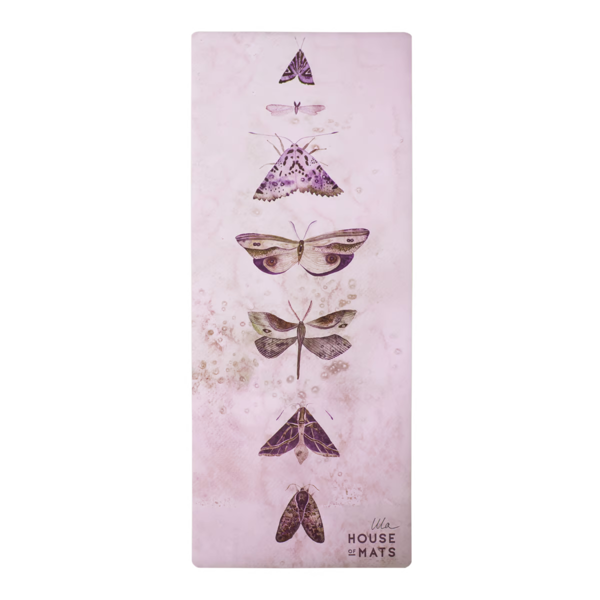 Daylight moth Yoga mat by Ula Basinska - Art Collection - 4mm