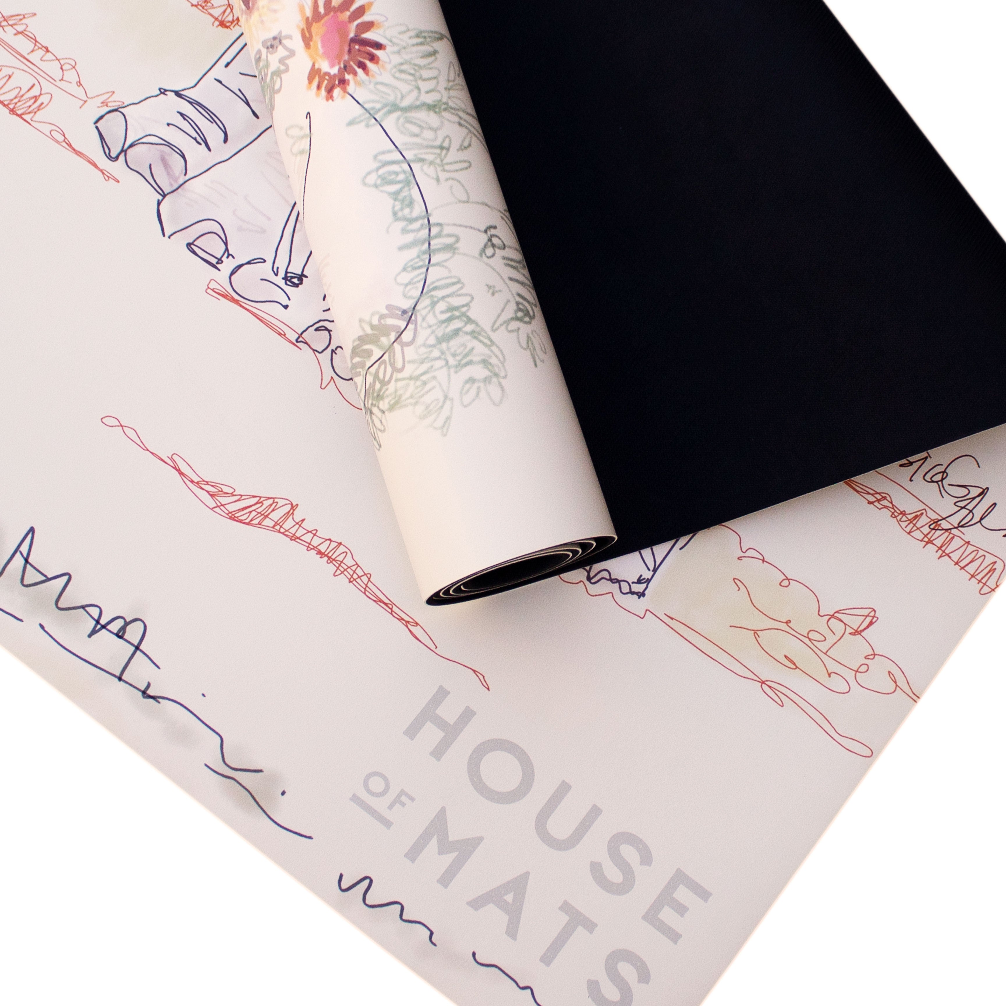 Africa by Jess Guzman Yoga mat - Art Collection - 4mm