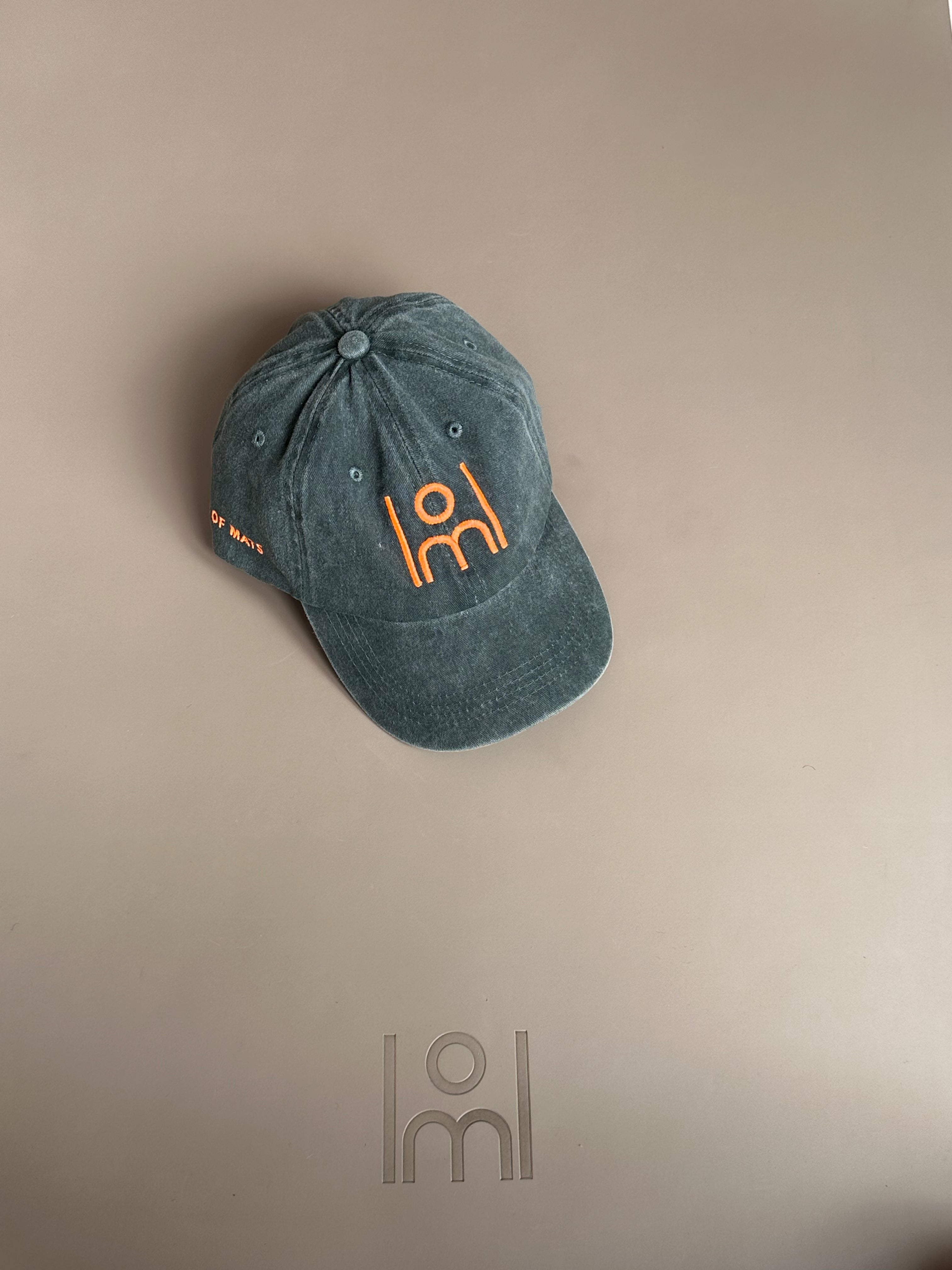 Canggu boxy vintage petrole tangerine cap