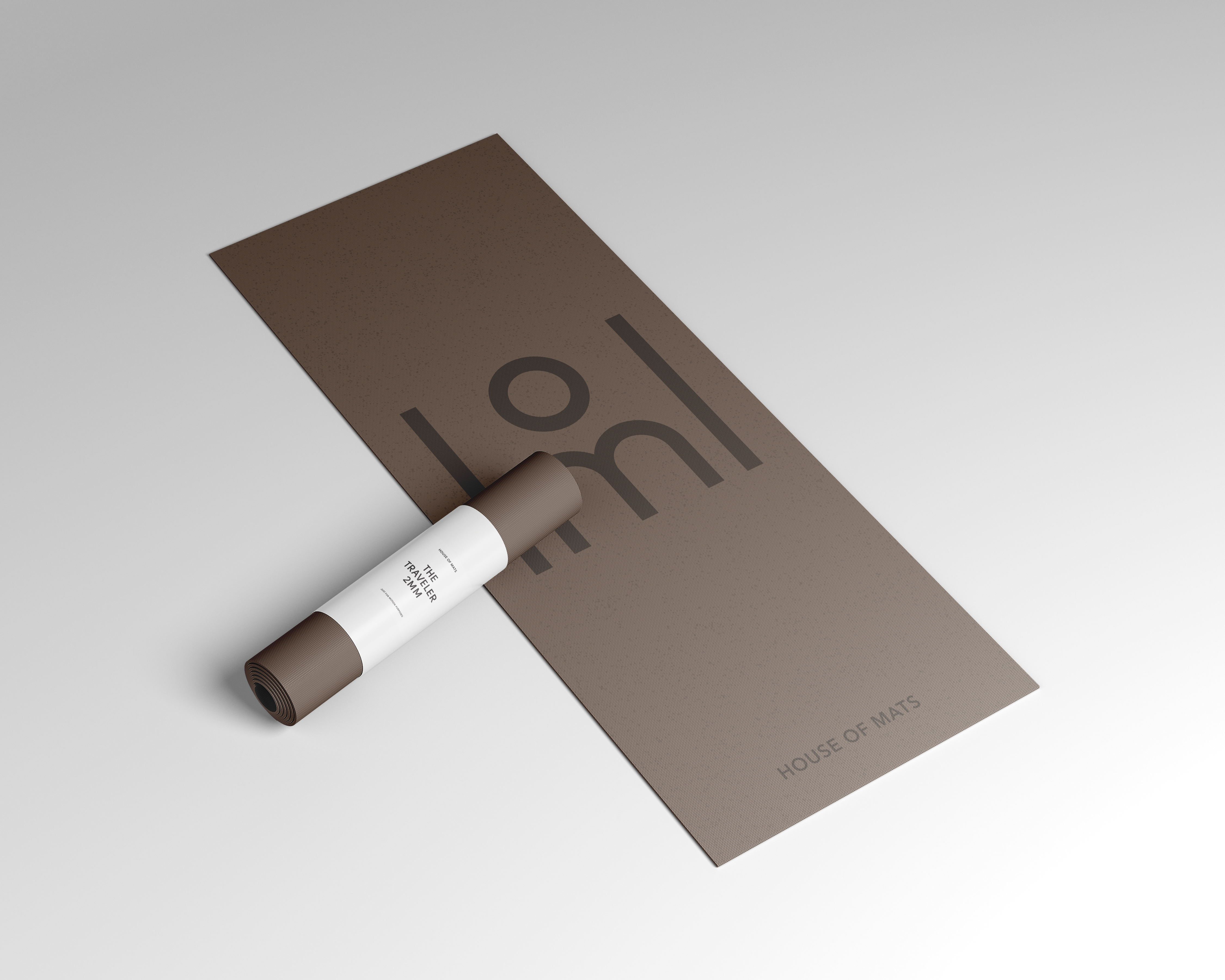 Granito Milk Yoga mat - Travel Collection - Foldable - 2mm